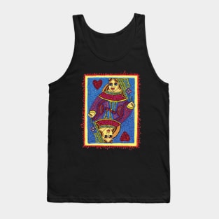 Queen of Hearts Drawing Tank Top